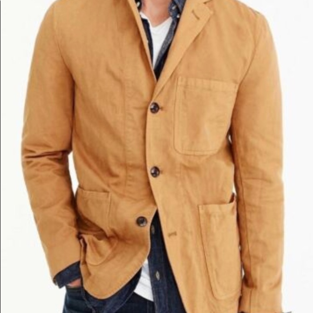 New J.CREW Wallace & Barnes Cotton Chore Blazer